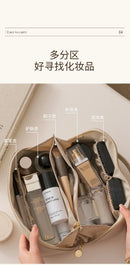 Makeup Organizer Female Toiletry Kit Bag Make Up Case Storage Pouch Luxury Lady Box, Cosmetic Bag, Organizer Bag for Travel Zip