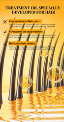 Healthy hair results using Thickening Spray Hair Mask Batana Conditioner
