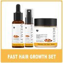 Healthy hair results using Thickening Spray Hair Mask Batana Conditioner