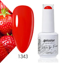 Arte Clavo Red Series Nail Polish Party Colors Gel Varnishes All For Nails Soak Off UV LED Semi Permanent Nail Art Remover Gel