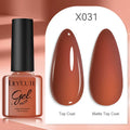 LILYCUTE 7ML 125 Colors Gorgeous Glitter Red Nail Gel Polish Semi Permanent Soak Off LED UV Gel Nail Art Manicure Varnish