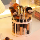 Stay Organized! Rotating Makeup Brush Holder with 45 Holes - Keeps All Your Brushes in Sight & Reach
