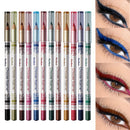 Smudge-Proof High-Shine Waterproof Eyeliner Pencil - Long-Lasting, Ethically Made, Black & Multicolor Options