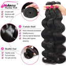 12A Body Wave Bundles Human Hair 100% Natural Peruvian Raw Human Hair Bundles 100%Human Hair Quality 22 24 26 Inch Bundles Deals