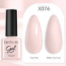 LILYCUTE 7ML 125 Colors Gorgeous Glitter Red Nail Gel Polish Semi Permanent Soak Off LED UV Gel Nail Art Manicure Varnish