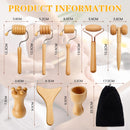 Wooden Facial Lifting Massage Facial Maderotherapy Masajeador Kit Gua Sha Tool Wood Therapy Wrinkle Remover Relaxation Skin Care