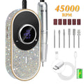 DianaBeauty 45000RPM Electric Nail Drill Machine Rechargeable Nail Polisher Portable Nail File For Gel Nails Remover Manirure