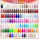 LILYCUTE 10PCS/Set 7ml Gel Nail Polish Coffee Red Pink Nude Gel Varnish Semi Permanent Soak Off UV LED Nail Art Manicure Kit