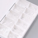 550pcs Soft Gel Nail Tips Medium Short Almond Coffin Full Cover Matte Extension Tool Acrylic Press on Nail French Manicure Decor