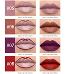 13 color lusterless liquid lipstick+lipliner set lip color makeup velvet lip color long-lasting waterproof VERONNI cosmetics set