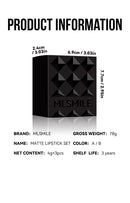 Velvety Matte Lipstick, Richly Pigmented With A Satin Finish Long-Lasting Matte Lip Gloss, Full Coverage Creamy Lipstick