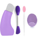 Silicone Facial Cleansing Mask Brush Multi-functional Facial Skincare Scrub Exfoliator Scrub Pore Blackhead Deep Cleaning Tool