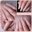 LILYCUTE 10ML Clear Nail Extension Gel Nail Polish Vernish Pink White Gel Semi Permanent Soak Off Nail Art UV LED Varnish Nail