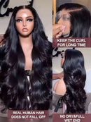 40 42 Inch Body Wave Human Hair Wigs 250% Density 13x6 HD Lace Front Human Hair Wig 5x5 Gluless Lace Closure Wig Preplucked