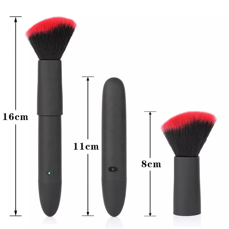 New Vibration Cosmetics Makeup Blending Brush with 10 Vibration Frequencies For Quick Makeup Electric Makeup Puff Applicator