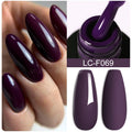 LILYCUTE Dark Grey Matte Color Series Gel Nail Polish Winter Long Lasting Full Coverage Manicure Soak Off Nails Art Gel Varnish