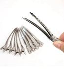 28pcs/Set Hair Roller Sets 18pcs Plastic Self Grip Hair Curlers 3 Sizes Hair Rollers 10pcs Metal Clips DIY Hairdressing Tools