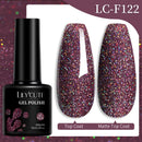 LILYCUTE 7ML Red Gel Nail Polish Matte Brown Semi Permanent Soak Off UV LED Gel Varnish Nail Art Design Manicure