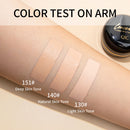 Waterproof & Sweatproof Concealer with Brush - Tattoo coverage, Long-Lasting Foundation, Natural,Full coverage, All Skin Types