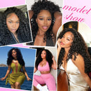 Burmese Curly Hair Wig 13x6 HD Lace Front Wig Pre Plucked With Spiral Ends Natural Color 13x4 Hd Lace Human Hair Wigs For Women