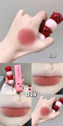 Gege Bear Matte Velvet Cute Candied Haws Lip Mud Lip Cream Lip Clay Long-lasting Color Non-drying Lipstick