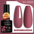 LILYCUTE 7ML 184 Colors Nail Gel Polish Shining Red Glitter Semi Permanent Nail Art Varnish Long Lasting UV LED Gel Manicure
