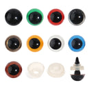 50Pcs/Lot 8-20mm Plastic Eyeball Doll Accessories Black Plush Safety Eyes For DIY Crafts Funny Toy Eyes Animal Gifts Decoration