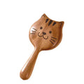 Sandalwood Massage Comb Cute Cat Shape Coarse Toothed Head Hair Therapy Massage Comb Guasha Scraping Body Massage Tool