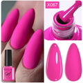 LILYCUTE 7ML 125 Colors Gorgeous Glitter Red Nail Gel Polish Semi Permanent Soak Off LED UV Gel Nail Art Manicure Varnish
