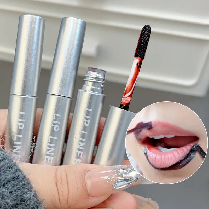 Lasting Peel Off Lip Liner Tattoo Makeup Amazing Waterproof Matte Non-Stick Cup Matte Lip Gloss Sexy Red Contour Lips Cosmetics