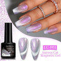 LILYCUTE 7ml Auroras Cat Magnetic Gel Nail Shining Glimmer Crystal Gel Polish Semi Permanent Soak Off UV Gel Nail Art Varnish