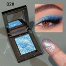 Monochrome Eye Shadow, Flashing, Brightening, Long-Lasting Color, Waterproof and Sweat-Proof, Natural Cosmetics for Creating Exquisite Eye Makeup, Music Festival Party Role-Playing