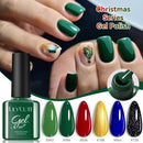LILYCUTE 7ml Red Green Gel Nail Polish Christmas Series All For Manicure Semi Permanent Soak Off UV LED DIY New Year Nail Art