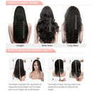 34 Inch Red Lace Front Wig Human Hair, Soft Hair Natural Hairline, 200 Density Pre Plucked 13x4 HD Lace Front Body Wave Wigs For