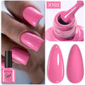 LILYCUTE 7ML 125 Colors Gorgeous Glitter Red Nail Gel Polish Semi Permanent Soak Off LED UV Gel Nail Art Manicure Varnish