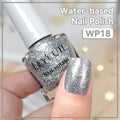 LILYCUTE 7ml Water-Based Glitter Nail Polish Long Lasting Quick Drying No Need of Lamp to Cure Nail Supplies For Nail Manicure