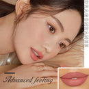 3-Piece Set of Lip Gloss, Velvet Matte Lipstick, Small Orange Milk Tea Bean Paste Color Lip Gloss, Easy to Apply, Non-Fading, Non-Stick Cup Lip Gloss Set Box