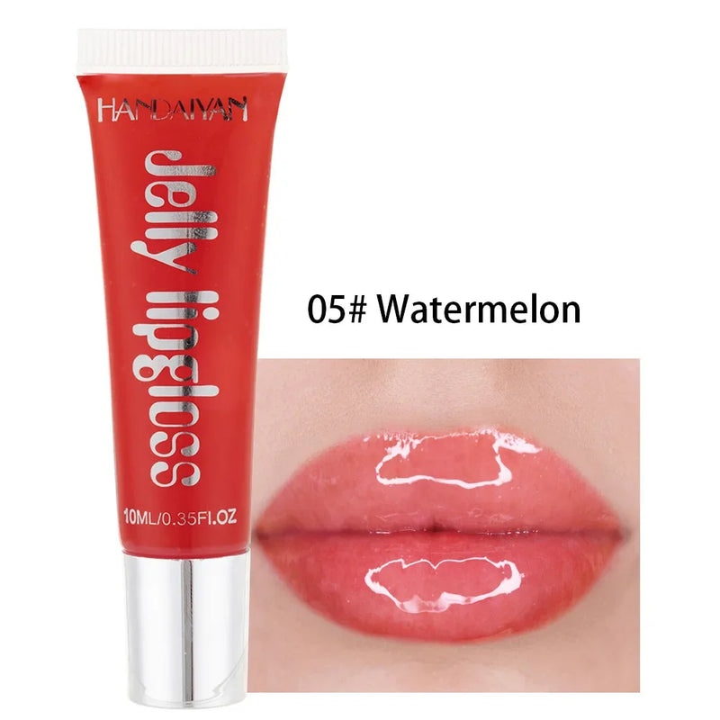 Jelly Lip Gloss Moisturising Lipstick Sexy Lip Oil Plumping Non-Sticky Long Lasting Repairing Primer Lip Balm Care Cosmetics