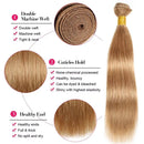 High Quality Remy Hair Honey Straight Blonde Brazilian Virgin Human Hair Bundle Color