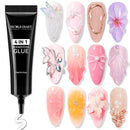 NICOLE DIARY 3D Nail Art Rhinestone Gel Sculpting gel Carvings & Shape Molding Flower Gel Semi Permanent Manicure Nail Art