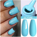 LILYCUTE Dark Grey Matte Color Series Gel Nail Polish Winter Long Lasting Full Coverage Manicure Soak Off Nails Art Gel Varnish