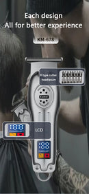 Professional Cutting Kit LCD Display Beard Shaver for Men