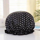 4 Pieces Shower Cap for Women, Elastic and Reusable,Environmental Protection Hair Bath Caps,Double Waterproof Layers Bathing Hat