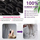 100% Unprocessed Virgin Brazilian Human Hair Bundles Natural Black Color 30 32 Inch Body Wave 3/4 Bundles Raw Hair Extensions 16A Remy Pure Human HairBundle
