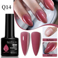 LILYCUTE 7ML Nude Pink Quick Extension Gel Nail Polish Milky Clear Sturcture Hard Enhanced Construction Gel Nail Art Manicure