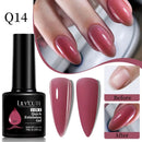 LILYCUTE 7ML Nude Pink Quick Extension Gel Nail Polish Milky Clear Sturcture Hard Enhanced Construction Gel Nail Art Manicure