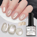 LILYCUTE 7ml Glass Cat Magnetic Nail Gel Polish Semi Permanent Soak Off UV Gel Crystal Varnis Nail Art Manicure