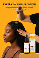 Healthy hair results using Thickening Spray Hair Mask Batana Conditioner