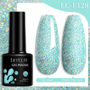 LILYCUTE Dark Grey Matte Color Series Gel Nail Polish Winter Long Lasting Full Coverage Manicure Soak Off Nails Art Gel Varnish