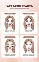 Brightening Contour Stick Cream Longwear Lightweight Sculpt Face Concealer Bronzer Makeup Pen For Flawless Finish